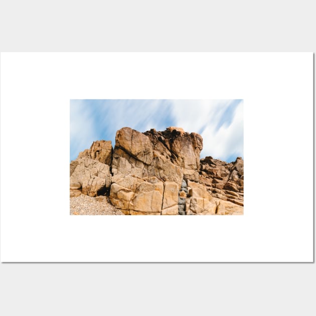 Rocky landscape in the coast of Brittany Wall Art by JJFarquitectos